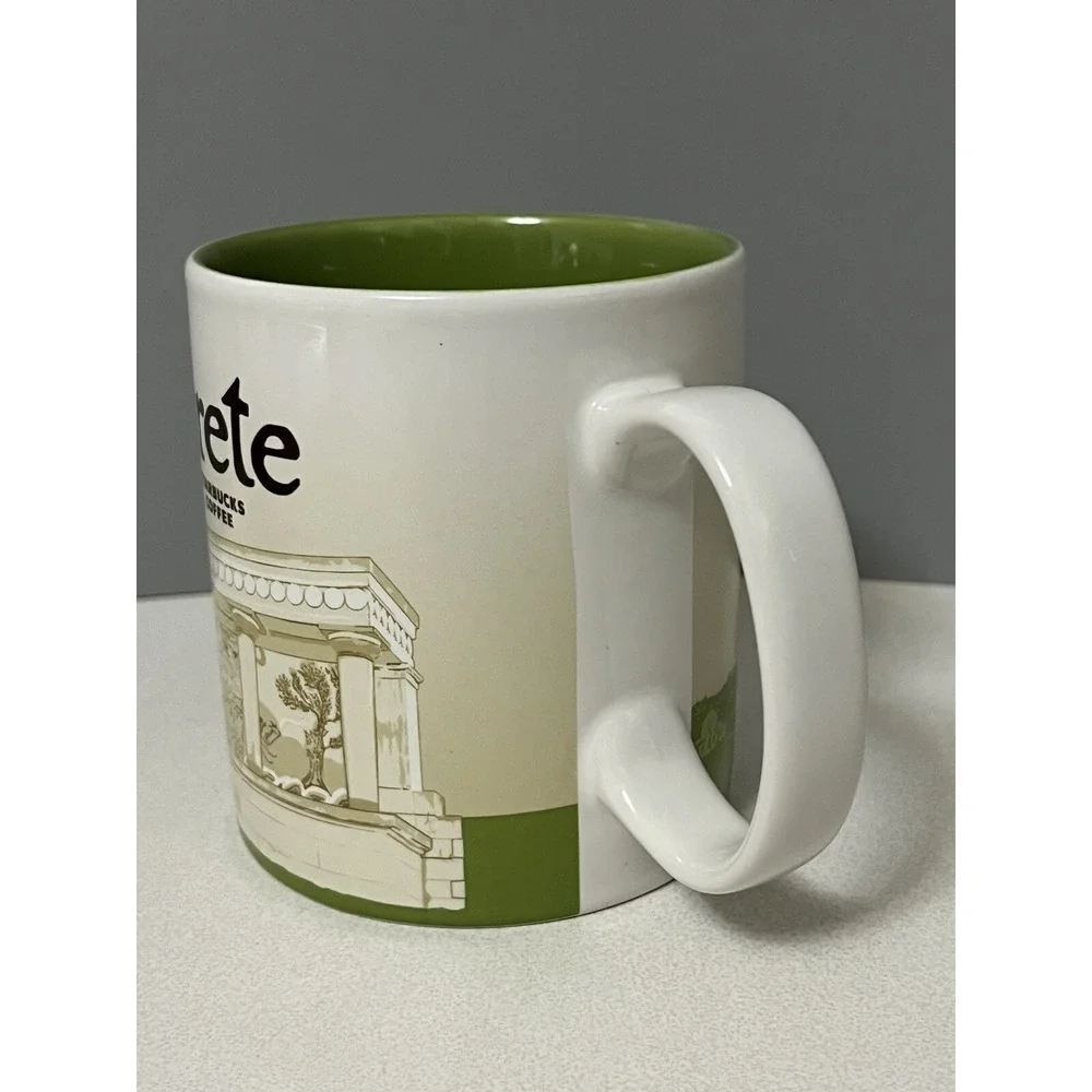Starbucks Crete Greece Global Icon Collection Ceramic Coffee Mug Cup 16 oz